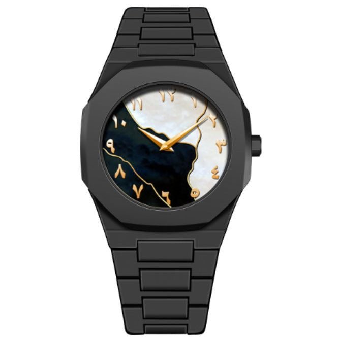 Howwin™ Limited Edition Men’s Quartz Watch – Middle Eastern Elegance with Arabic Numeral Dial & Waterproof TPU Strap - Howwin